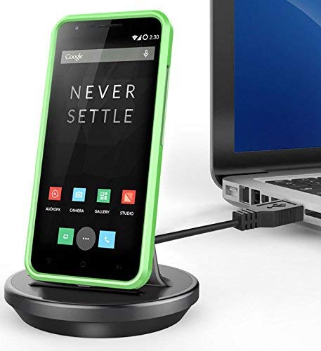 OnePlus 6 Charger Cradle, KiDiGi Omni Desktop Dock Station [Charge/Sync USB Type-C] for OnePlus 6 5T 5 X 3 3T 2 One 1 [Fast Charging, Adjustable; Case-Compatible]