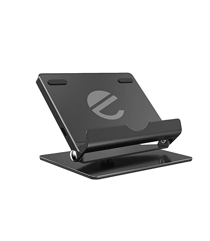 Fast Wireless Charger Stand, eeco Foldable Wireless Charging Stand with 360 Degree Rotatable Charging Pad for iPhone X, iPhone 8/8 Plus, Galaxy S8/S8 Plus/S7/S7 Edge/Note 8 and more Qi-Enabled Devices