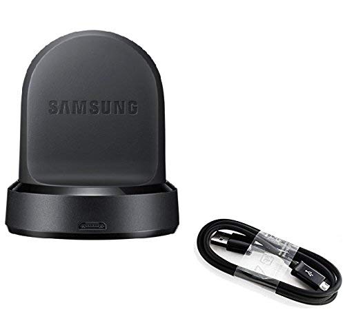 Genuine Samsung Qi Wireless Charging Dock Cradle Charger For Gear S3 Classic,Frontier SM-R760 with 3FT Micro USB & Stylus (New)