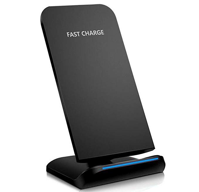 Wireless Charger,Fast Wireless Charger Charging Pad(No AC Adapter) for Samsung Galaxy Note 8 Standard Charge for Apple iPhone