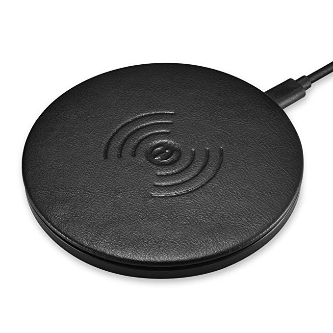 Fast Wireless Charger,ICARER Ultra Slim Quick Charging Pad 10W for Galaxy Note 8/S8/S8+/S7/S7 Edge/S6 Edge Plus and Note 5,5W Standard Charge for iPhone X/iPhone 8 iPhone 8 Plus - Black