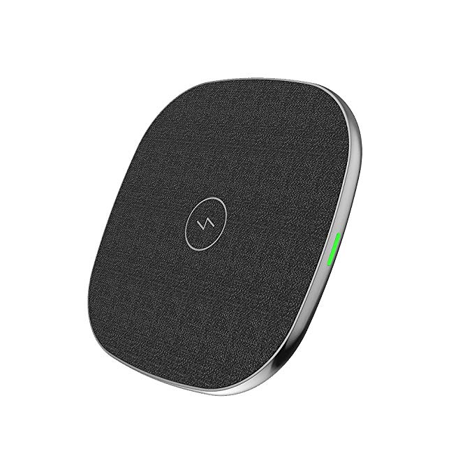 IEVEI Wireless Charger Pad Compatible for iPhone 8, iPhone 8 Plus/iPhone X, Galaxy S8/S8 Plus/Note 8/S7/S7 Edge/S6 Edge Plus