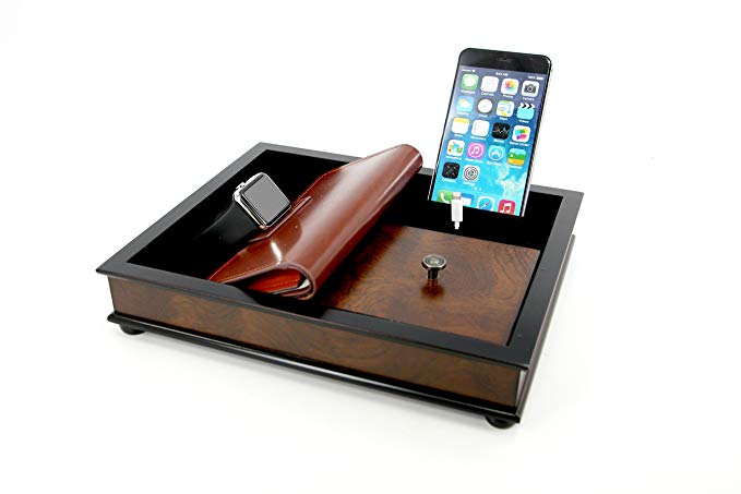 Bombay wood charging station for smart phones